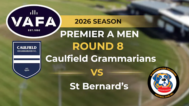 VAFA 2026 R8 PREM A Men’s Caulfield G...
