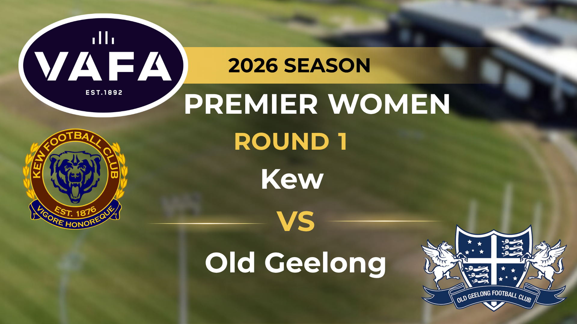 VAFA 2026 R1 PREM Women's Kew v Old Geelong
