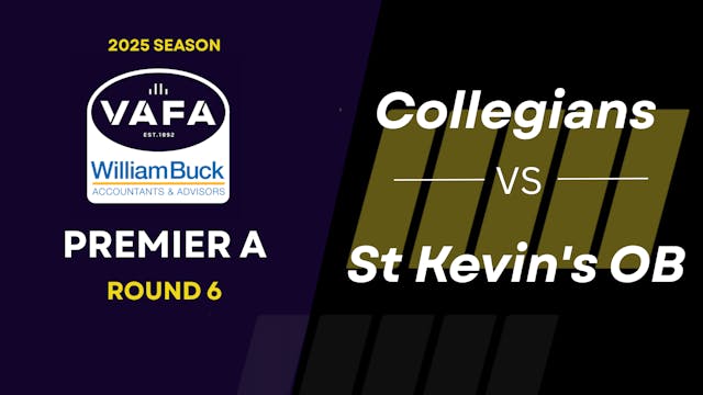 RD6 PREM A Collegians vs. St Kevin's ...