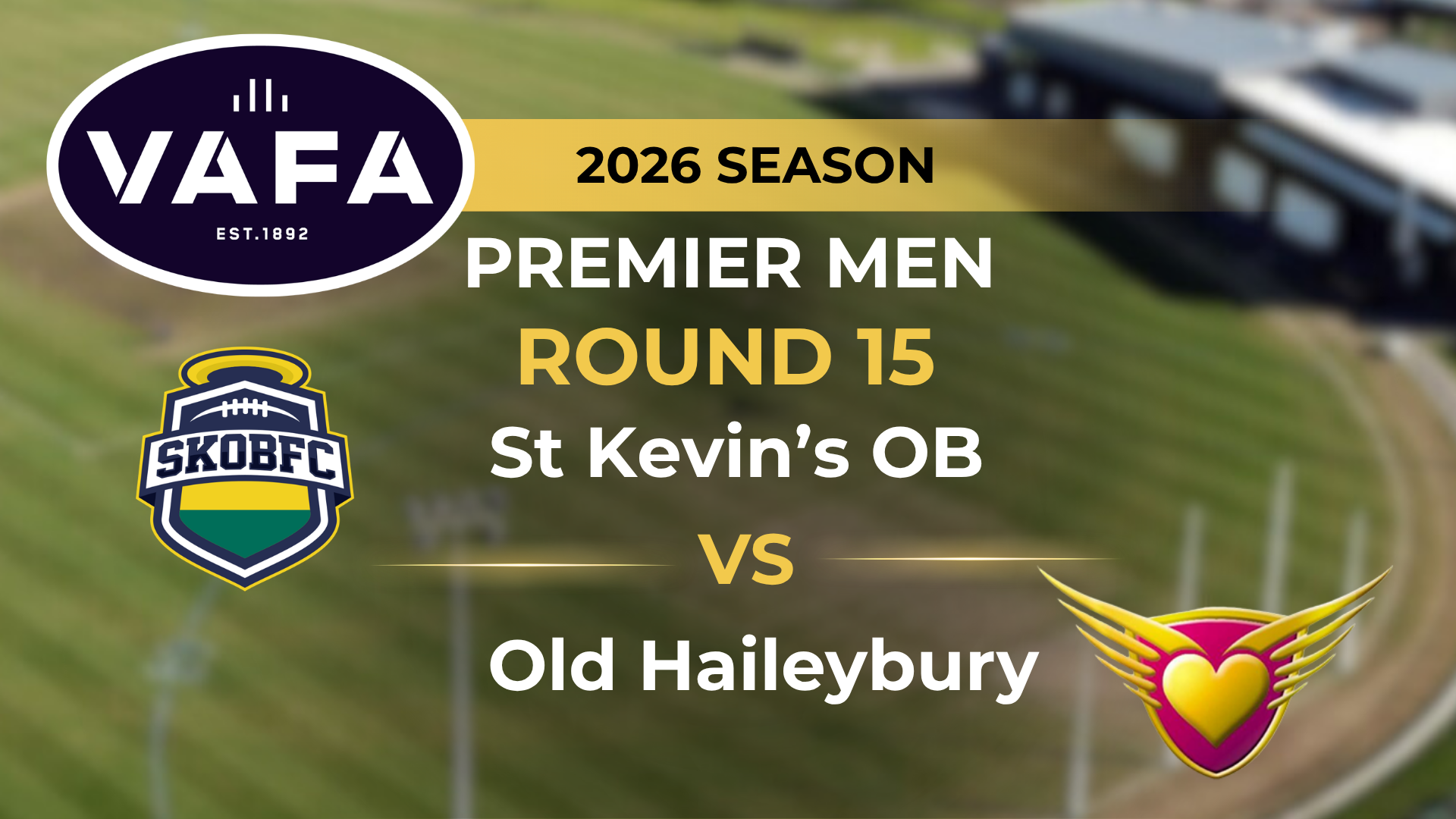 VAFA 2026 R15 PREM A Men's St. Kevin's OB V Old Haileybury