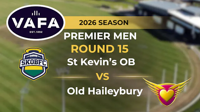 VAFA 2026 R15 PREM A Men's St. Kevin'...