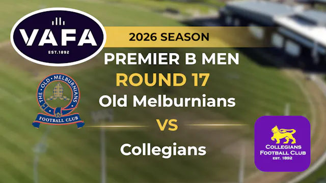 VAFA 2026 R17 PREM B Men's Old Melbur...