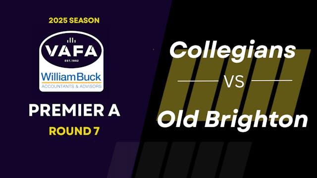 RD7 PREM A Collegians vs. Old Brighton