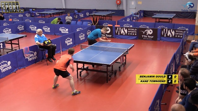 Men's Singles Final: Benjamin Gould (QLD) vs. Kane Townsend (NSW)