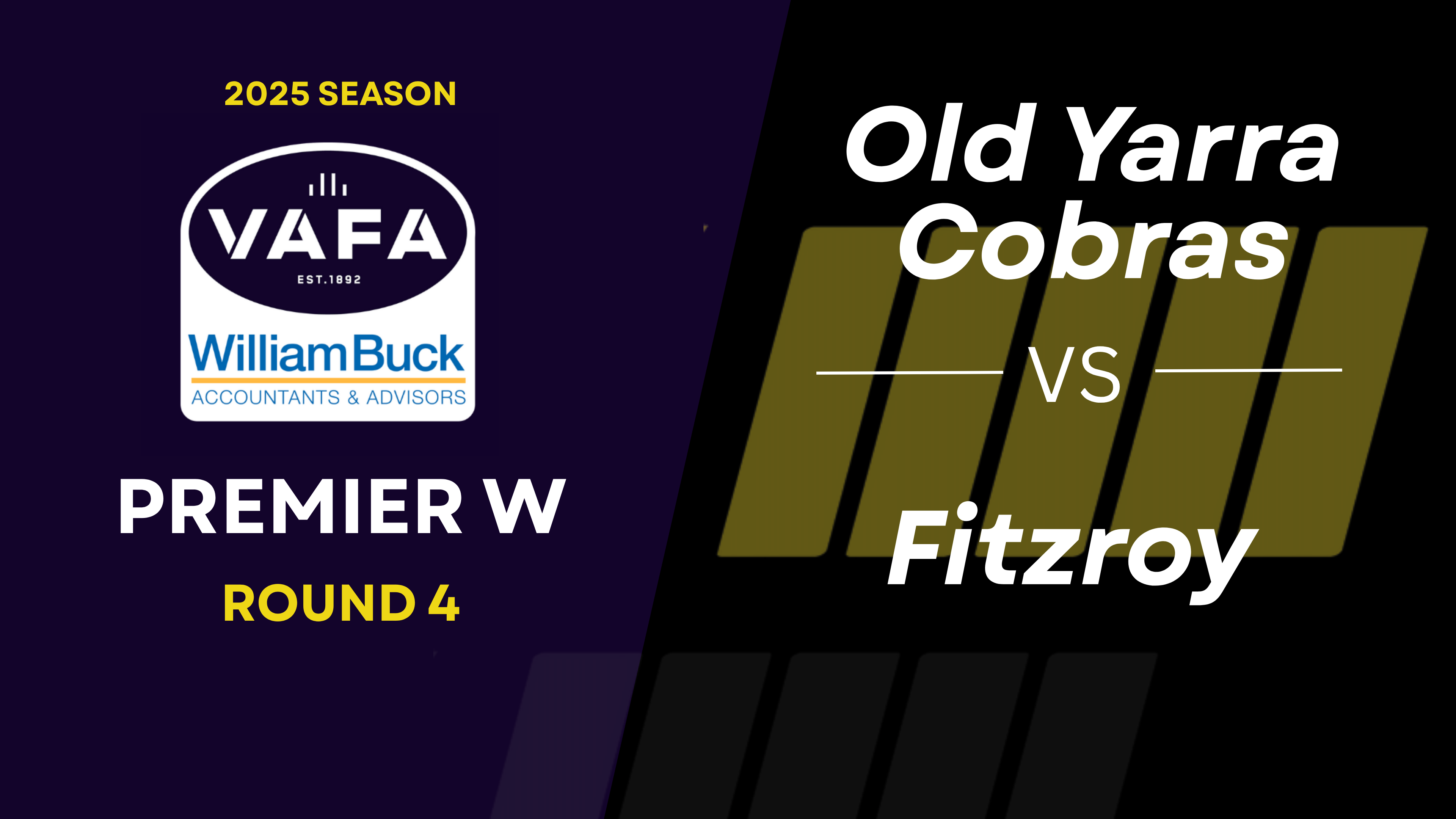 RD4 PREM W Old Yarra Cobras vs.Fitzroy