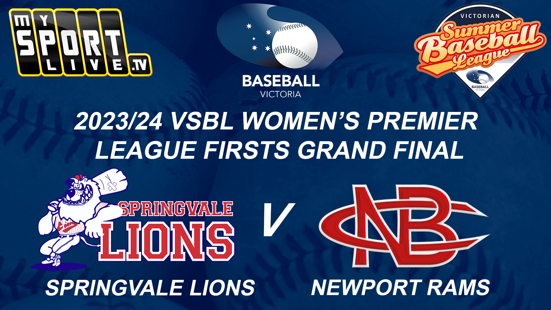 Victorian Summer Baseball Women's Premier Grand Final - Springvale vs Newport