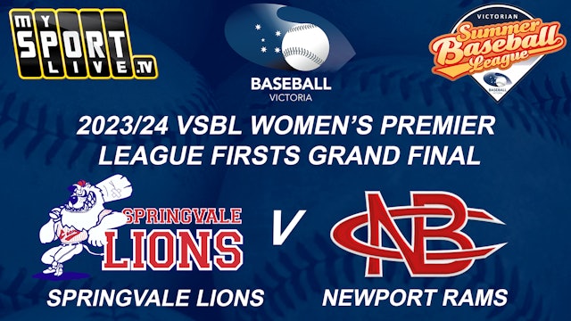 Victorian Summer Baseball Women's Premier Grand Final - Springvale vs Newport