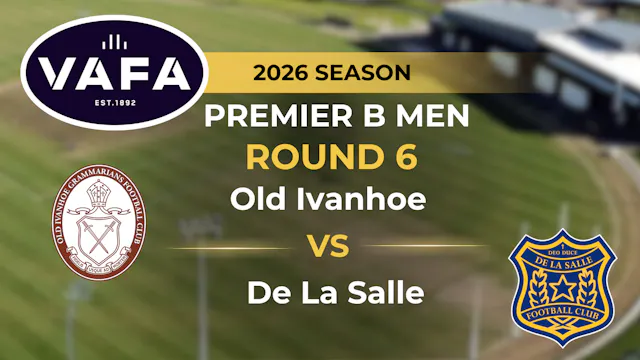 VAFA 2026 R6 PREM B Men’s Old Ivanhoe...