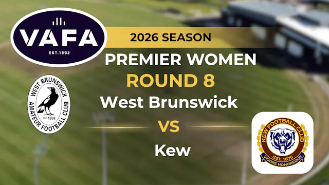 VAFA 2026 R8 PREM Women's West Burnsw...