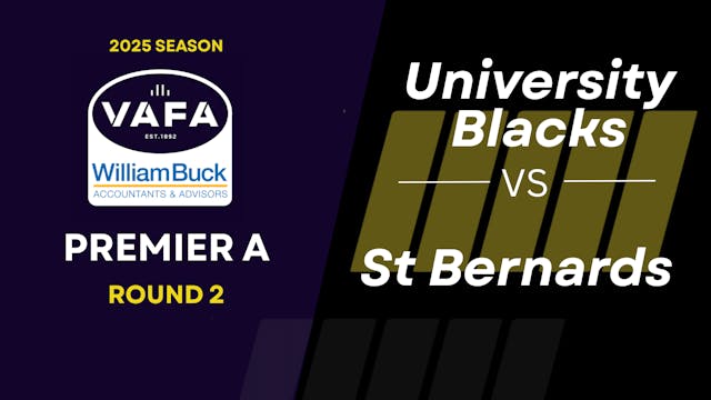 RD2 PREM A University Blacks vs.St Be...