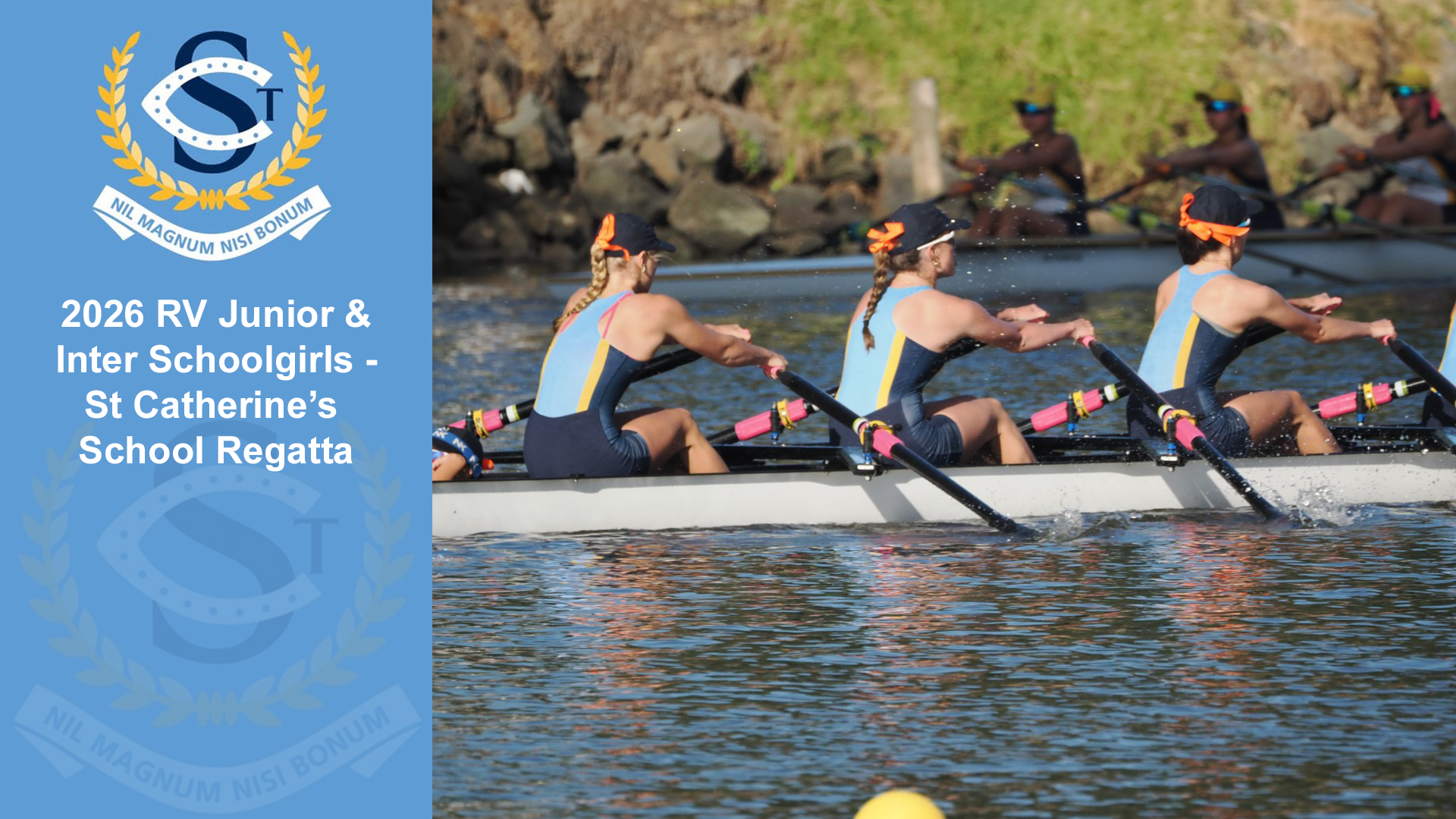 2026 RV Junior & Inter Schoolgirls - St Catherine's School Regatta