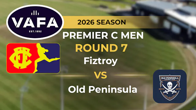 VAFA 2026 R7 PREM C Men's Fitzroy V O...