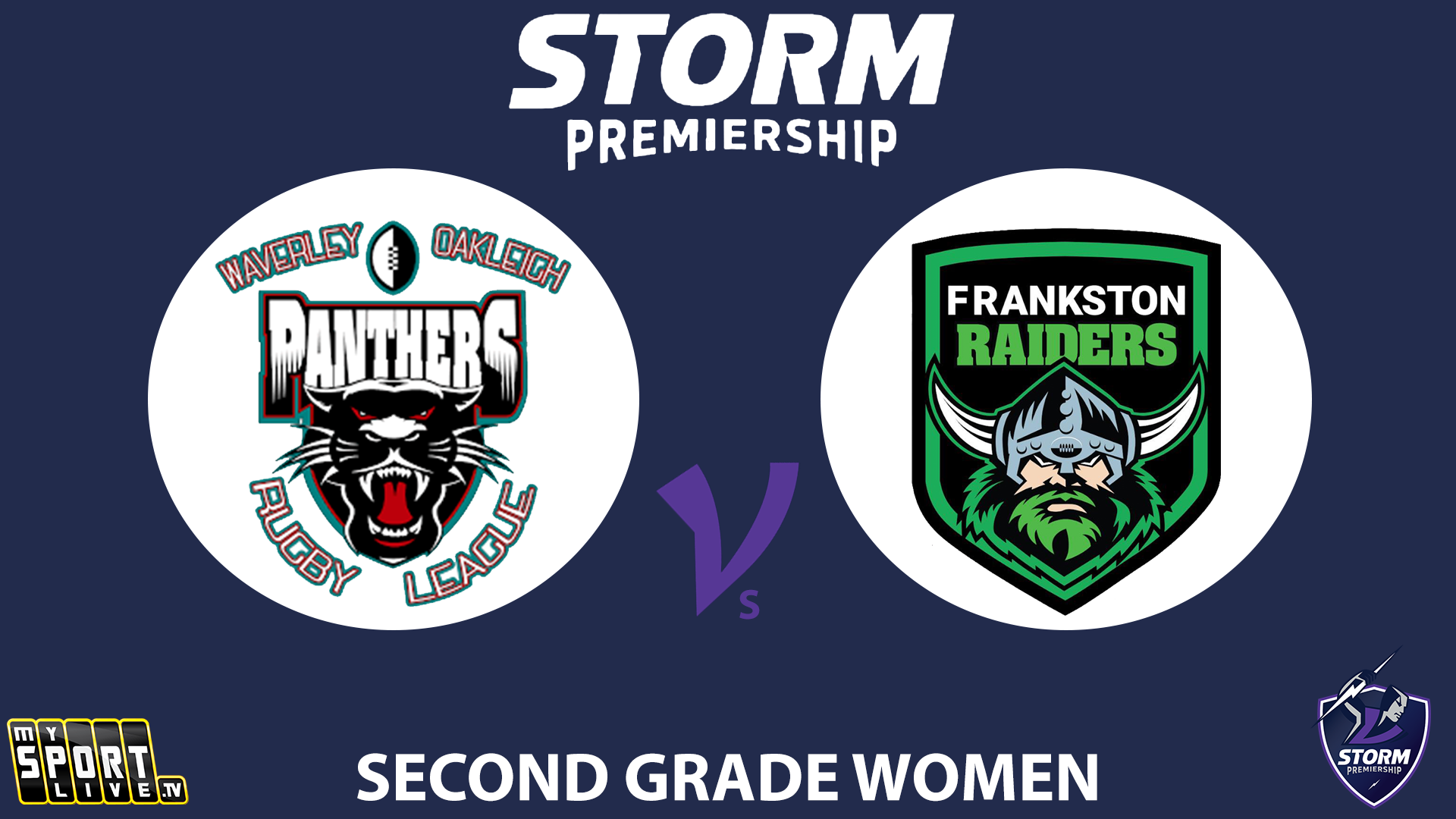 2025 RD10 Second Grade Women Waverley Panthers vs. Frankston Raiders 