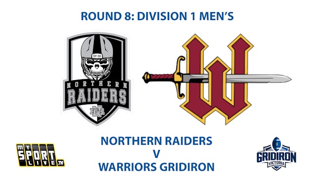 R8: GV Men's Division 1 - Raiders v Warriors