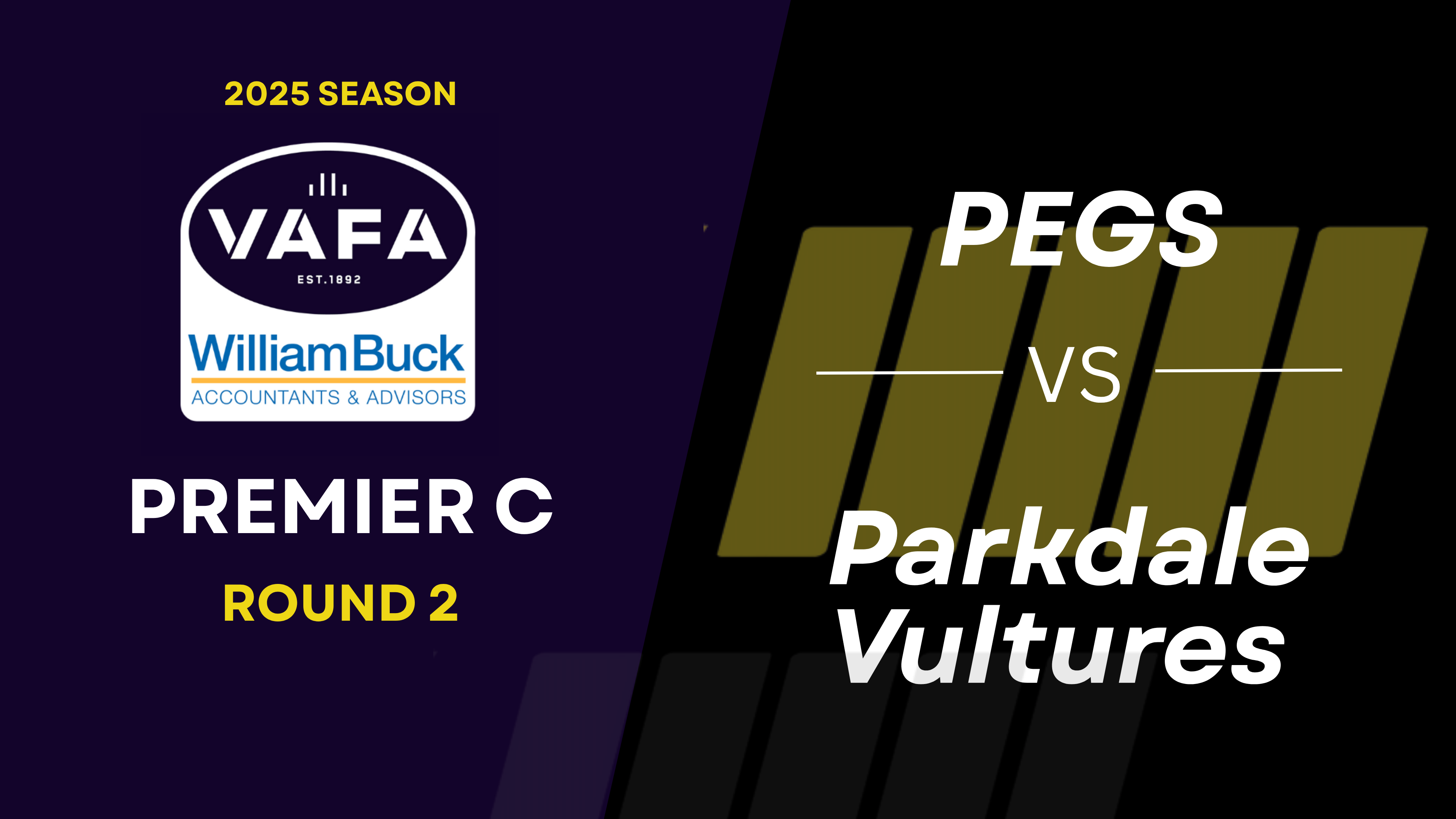 RD2 PREM C PEGS vs. Parkdale Vultures 250218