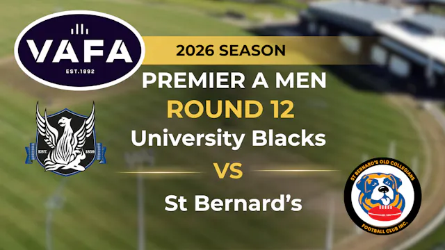 VAFA 2026 R12 PREM A Men's University...