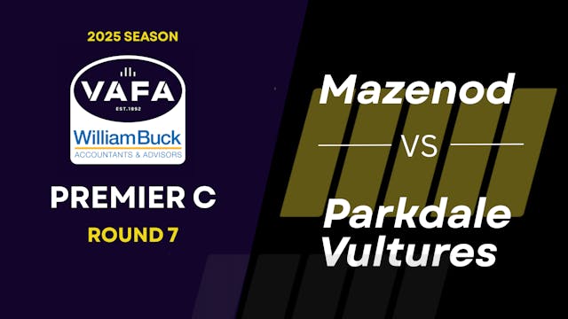 RD7 PREM C Mazenod vs. Parkdale Vultures