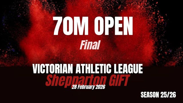 Shepperton Gift - 70M Open - Finals