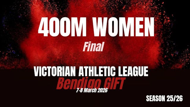 Bendigo Gift D2 - 400M Womens - Finals