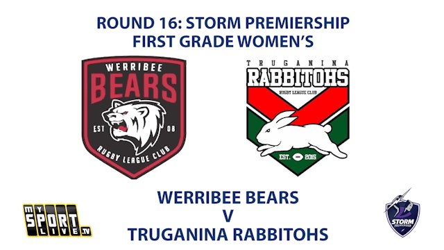 2023 RD16 First Grade Women's: Werribee Bears vs Truganina Rabbitohs