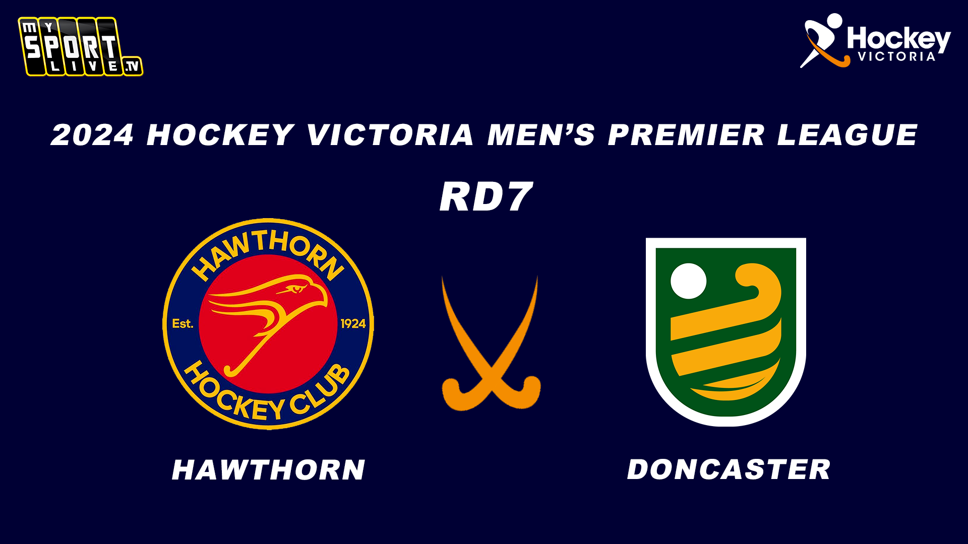 2024 HV Men's Premier League RD7 - Hawthorn v Doncaster