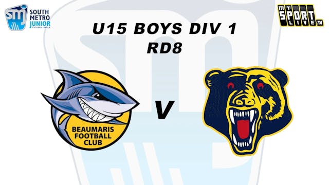 2024 SMJFL RD8 U15 Boys Div 1 Beaumar...