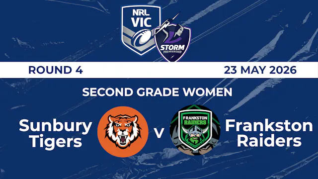 H2 2026 R4 SGW Sunbury Tigers v Frank...