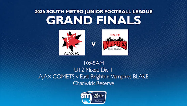 SMJFL GF: U12 Mixed Div 1 - AJAX  v E...