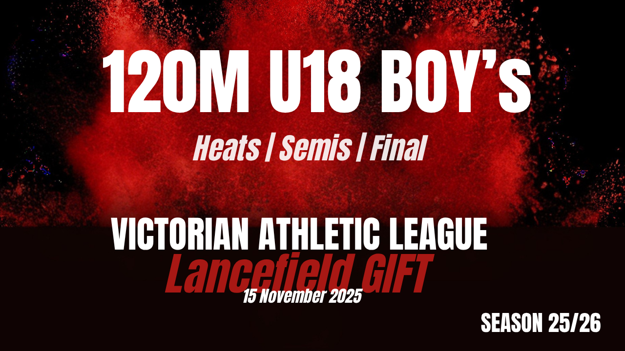 Lancefield Gift - 120m U18 Boys Heats