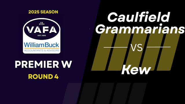 RD4 PREM W Caulfield Grammarians vs.Kew