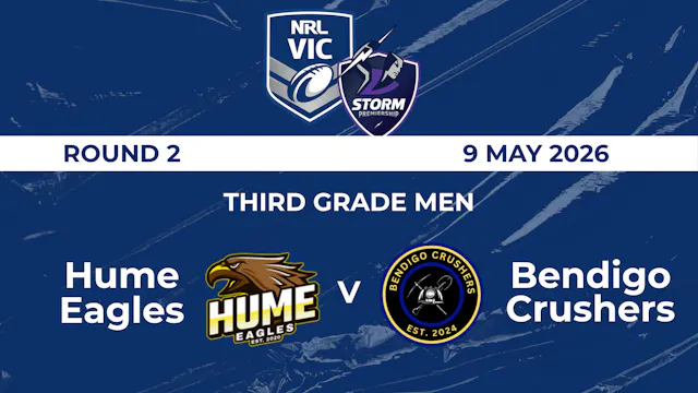 H1 2026 R2 TGM Hume Eagles V Bendigo ...