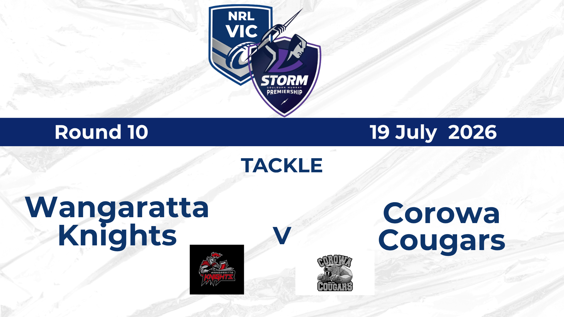 H1 2026 R10 MENS TACKLE - Cougars vs Knights