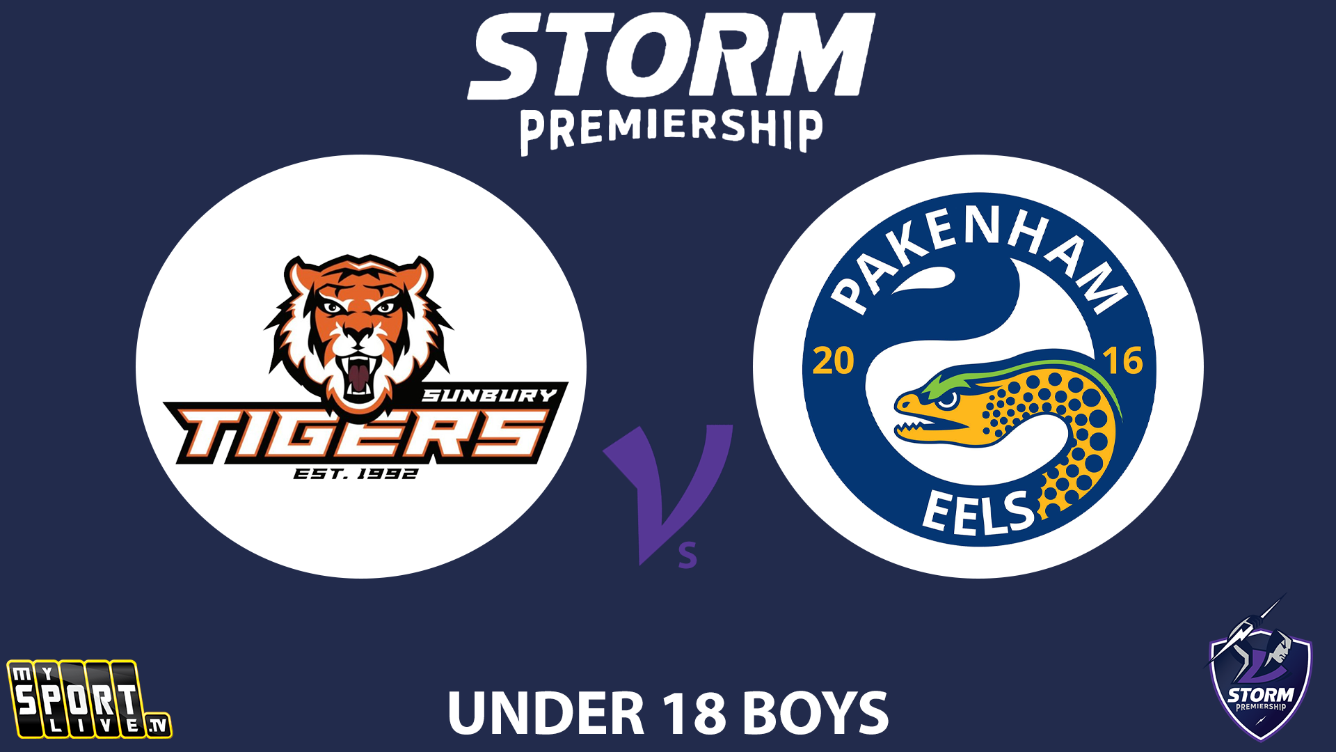 H2 2025 Under 18s Boys (2) - Sunbury Tigers vs Pakenham Eels