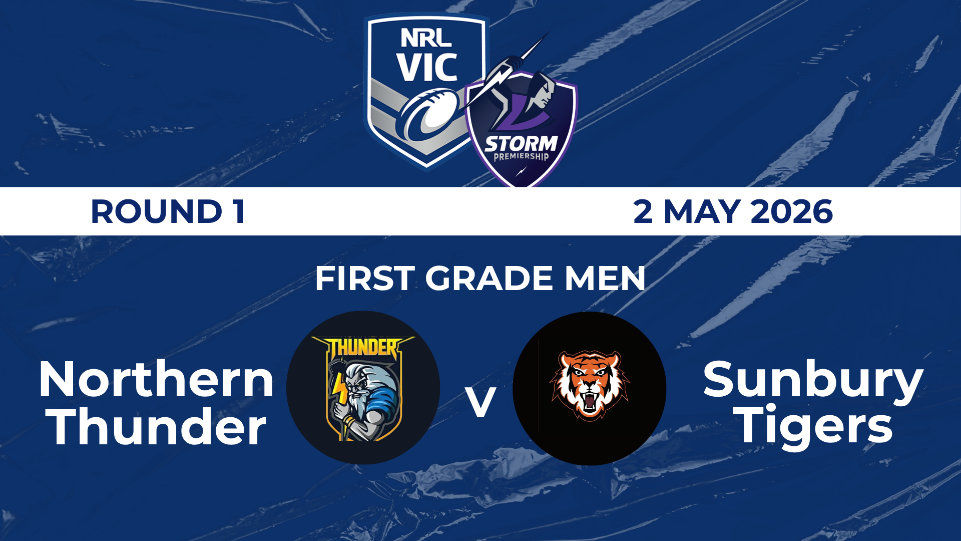 H2 2026 R1 FGM Northern Thunder V Sunbury Tigers