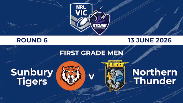 NRL R6: FGM - Sunbury Tigers v Northe...