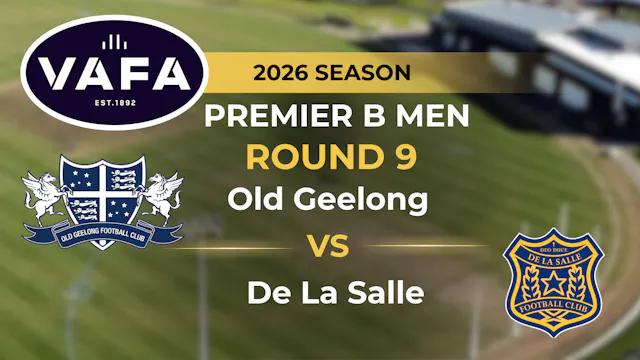 VAFA 2026 R9 PREM B Men's Old Geelong...