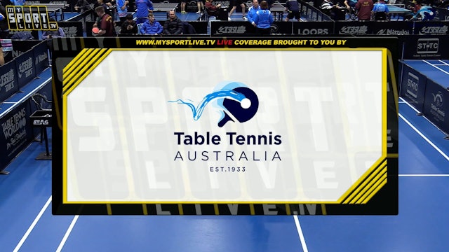 Day 1 Men's Division B - Lin Ma (VIC) v Wade Townsend (QLD) Game 2