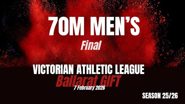 Ballarat Gift - 70M Mens - Finals