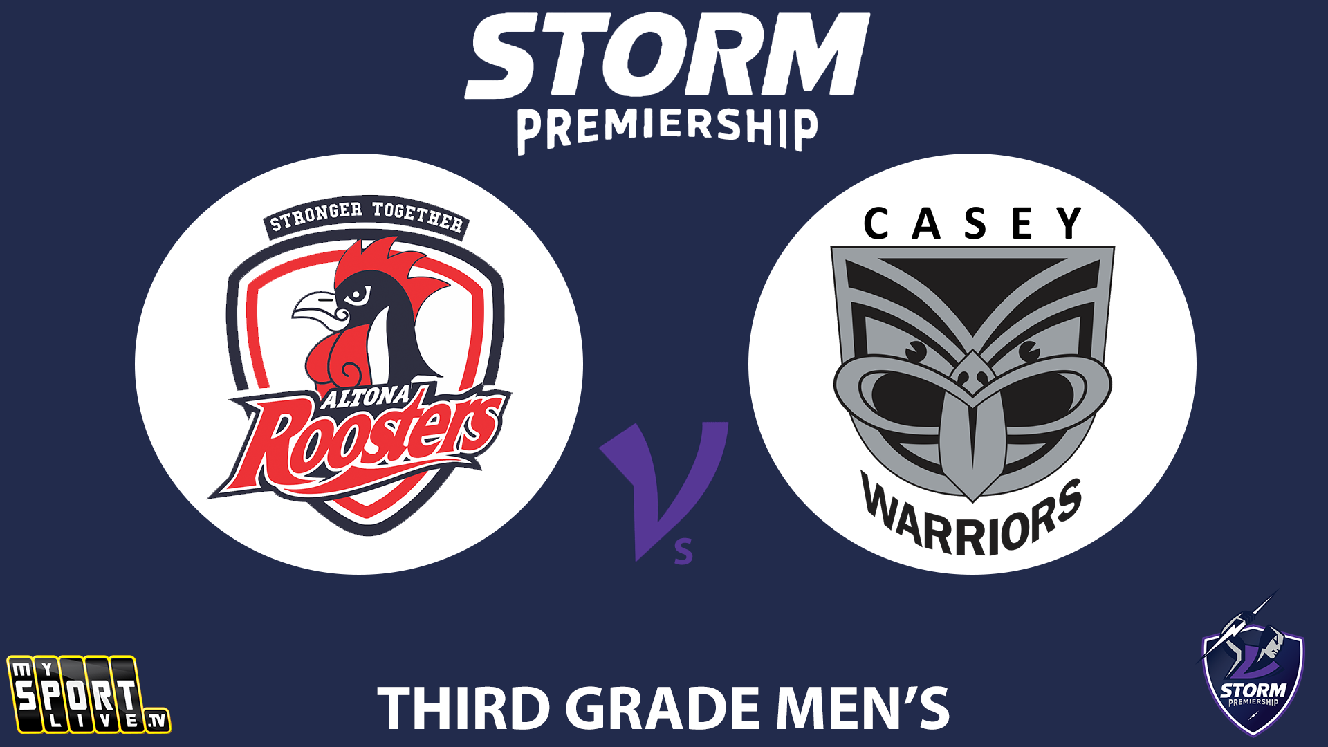 2024 R7 Third Grade Men's: Altona Roosters vs. Casey Warriors