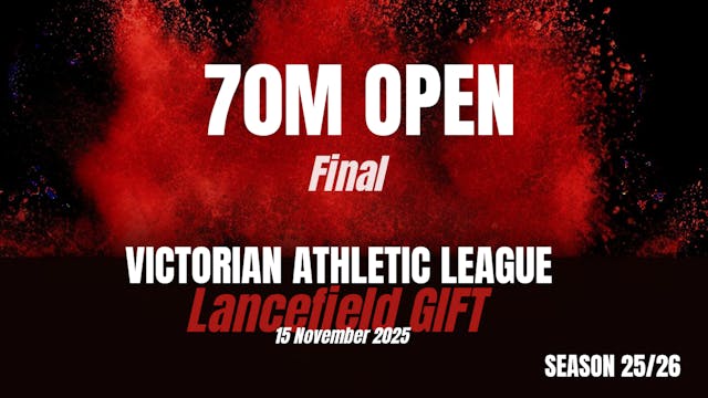 Lancefield Gift - 70m Open Final