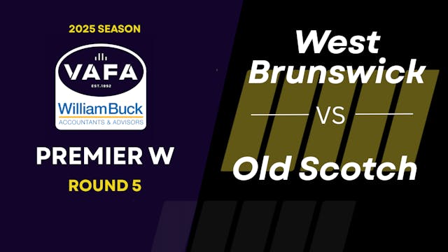 RD5 PREM W West Brunswick vs.Old Scotch