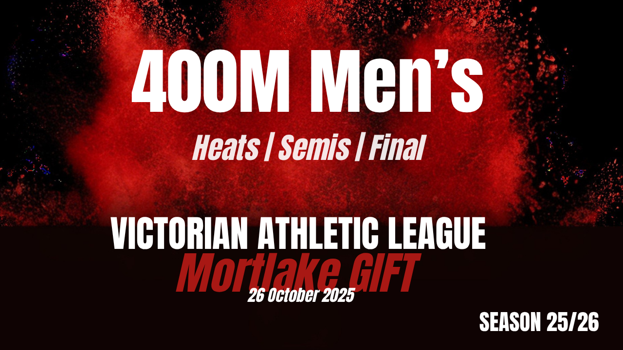 Mortlake 400M Men's Heats Semis Final