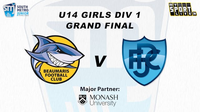 GF U14 Girls Div 1 Beaumaris v Prahra...