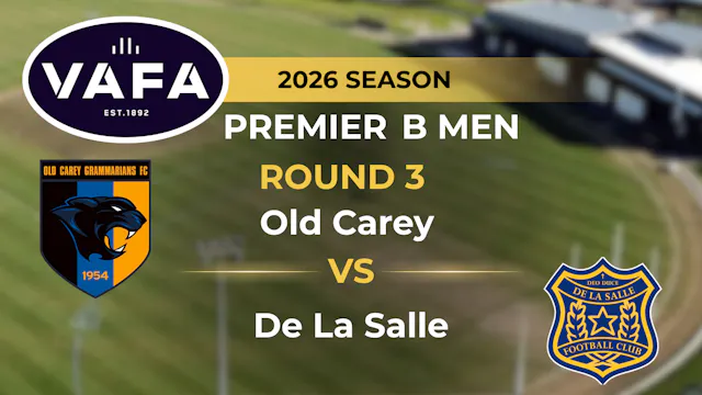 VAFA 2026 R3 PREM B Men’s Old Carey V...