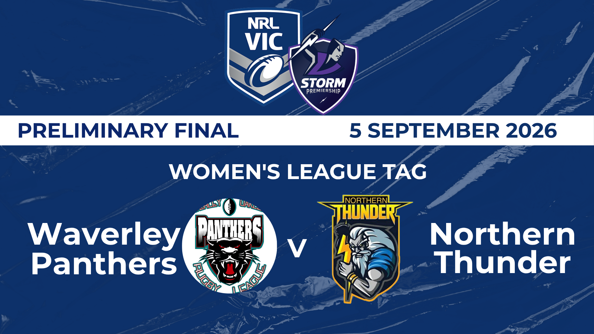 H2 2026 PF PREM Women's League Tag Waverley Panthers V Northern Thunder