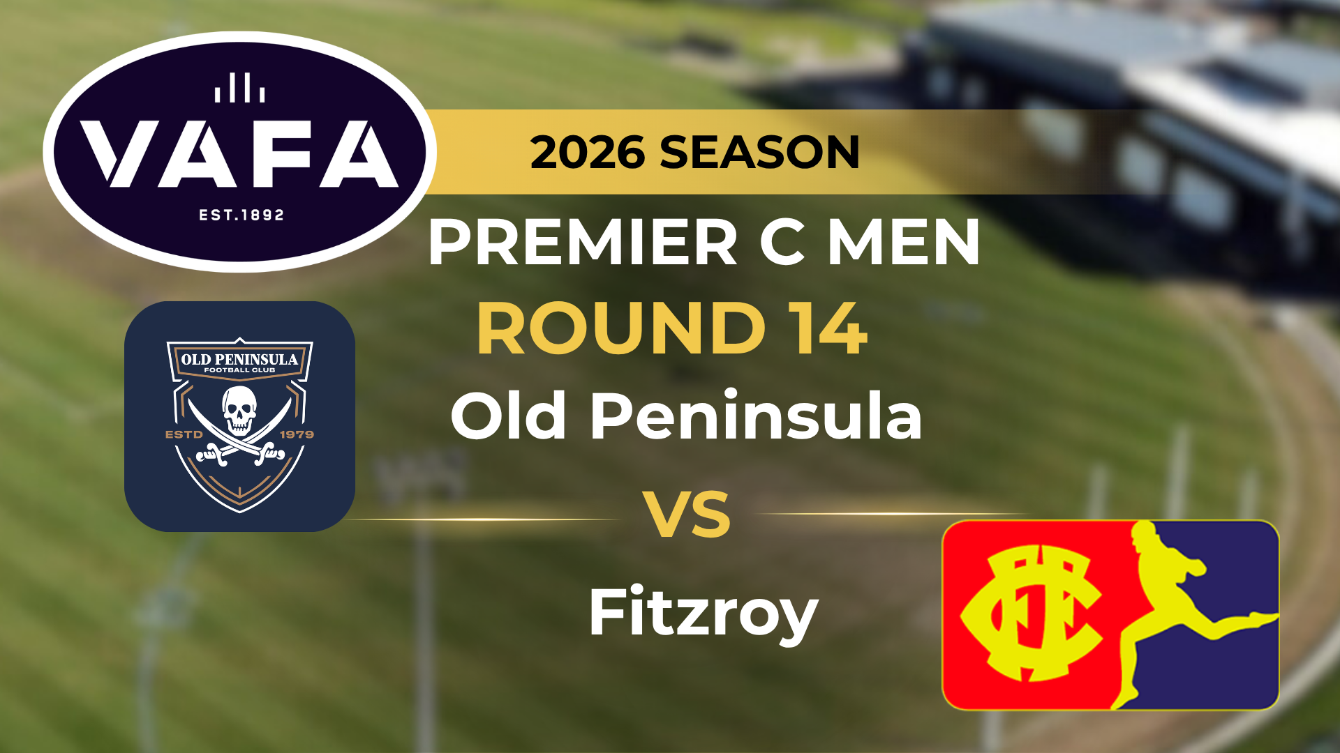 VAFA 2026 R14 PREM C Men's Old Peninsula V Fitzroy