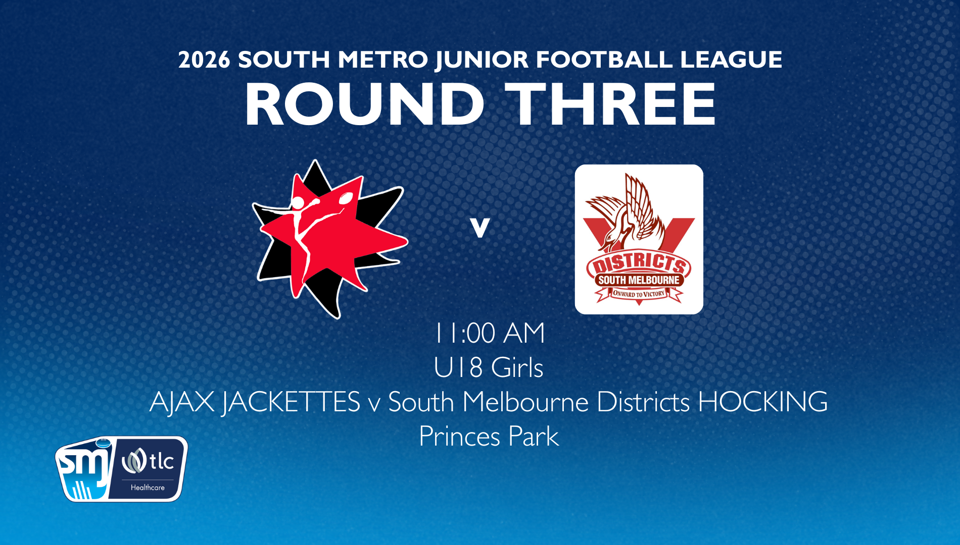 SMJF R3 - U18 Girls: AJAX v South Melbourne