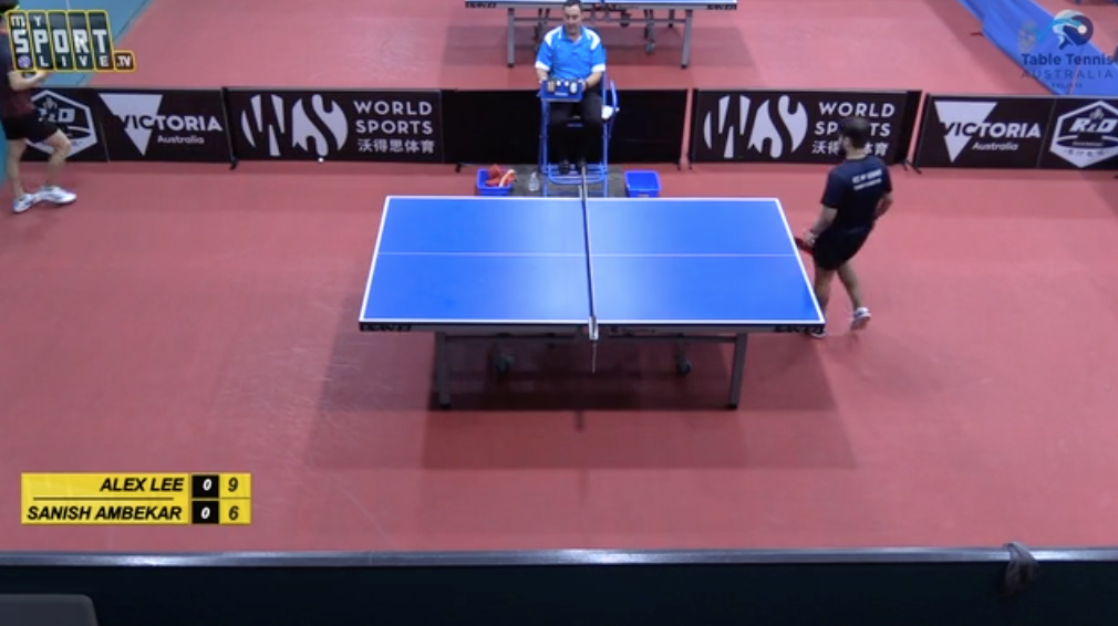 Men's Singles SF: Sanish Ambekar (VIC) vs. Alex Lee (NSW)