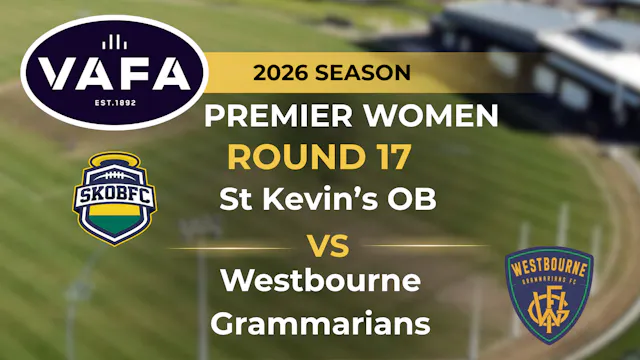 VAFA 2026 R17 PREM Women's Westbourne...