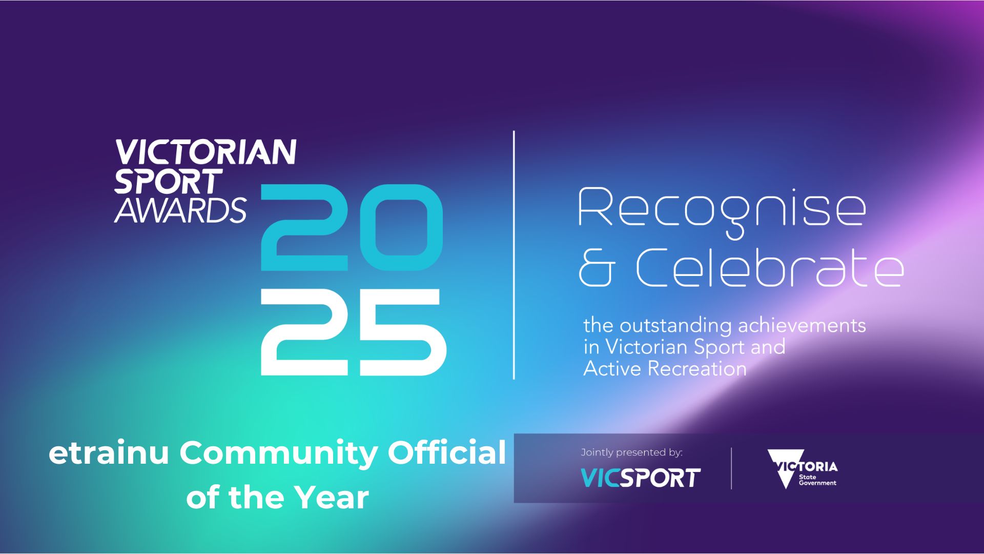 2025 VSA etrainu Community Official of the Year